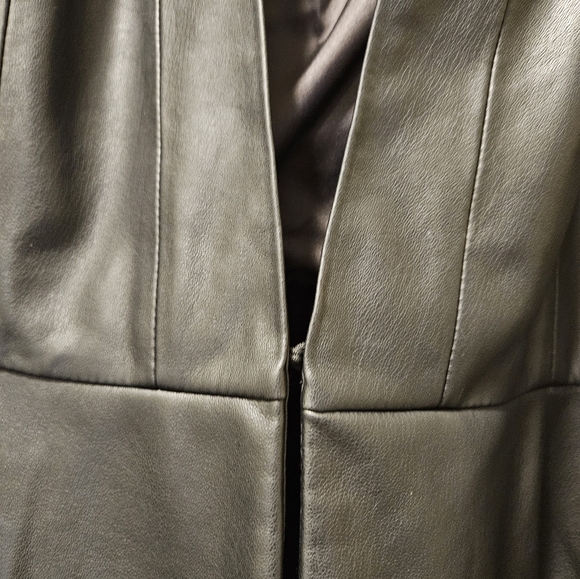 Gorgeous GILI Faux Leather Peplum Jacket - Picture 4 of 10